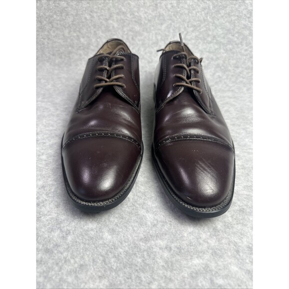 Joseph Abboud Leather Men\'s Rich Brown Oxfords Dress Shoes Size 12M main image 7